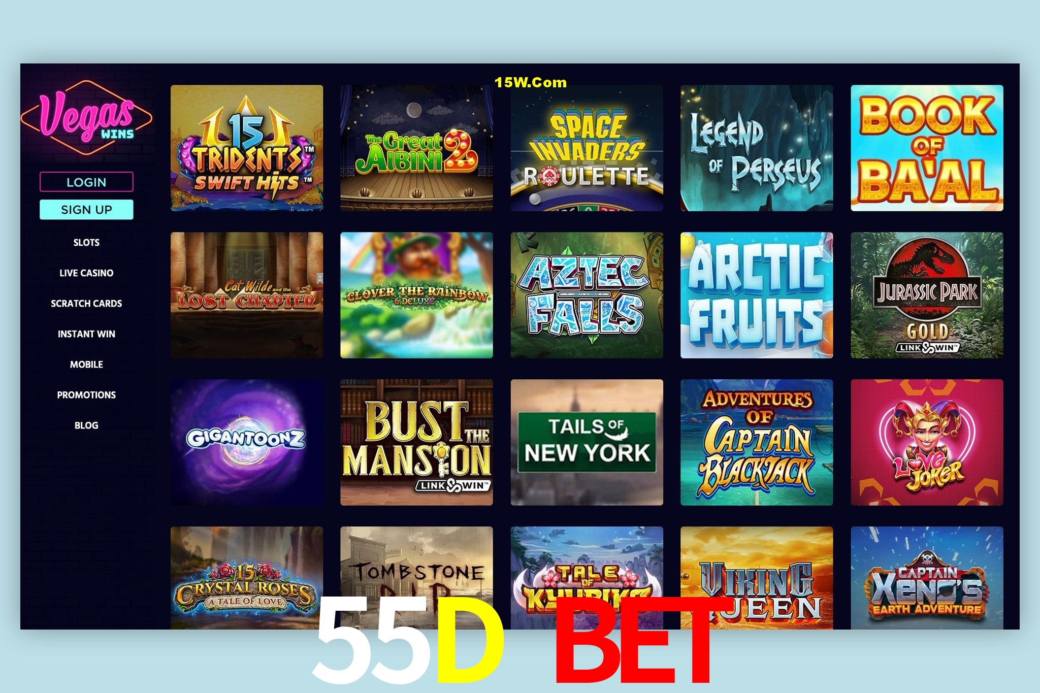 Game Providers 55D Bet